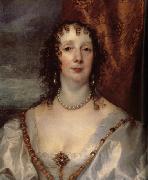 Anthony Van Dyck Details of Anna Dalkeith,Countess of Morton, and Lady Anna Kirk oil